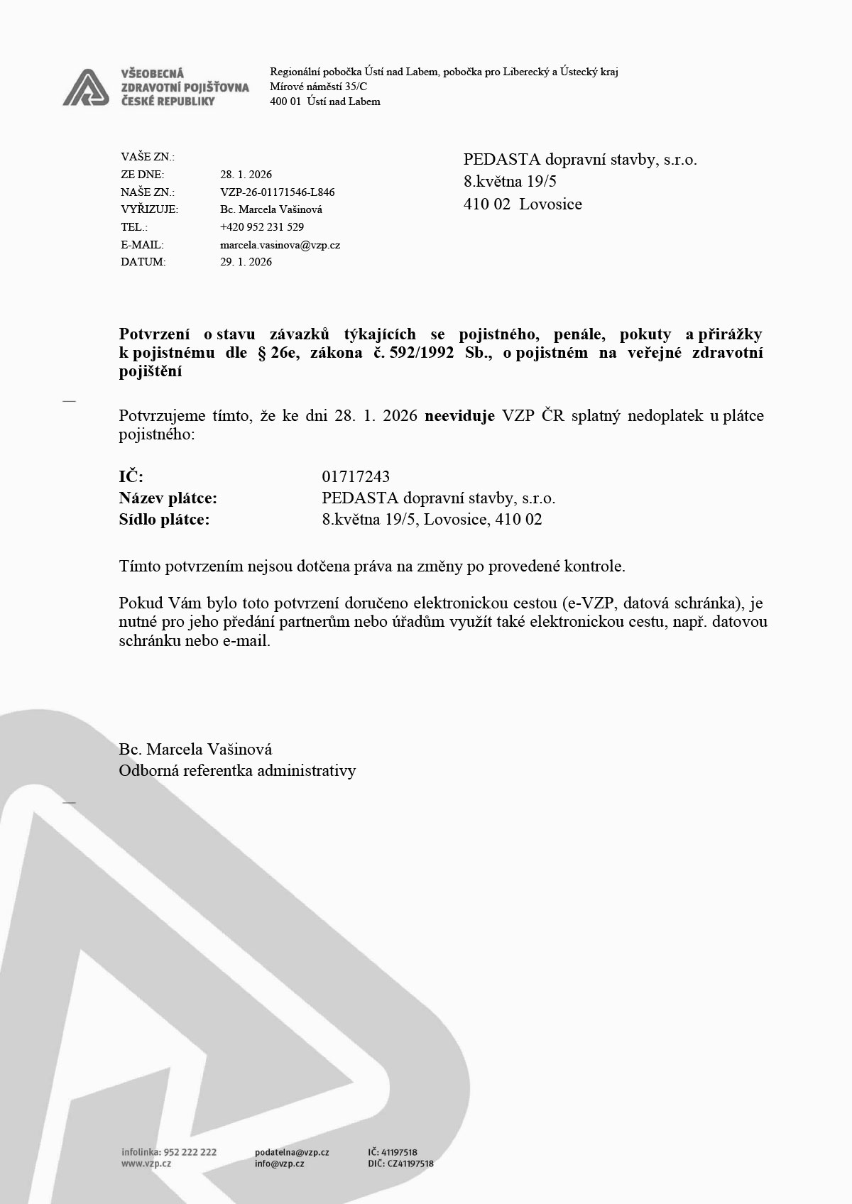 VZP Potvrzeni 01 2026